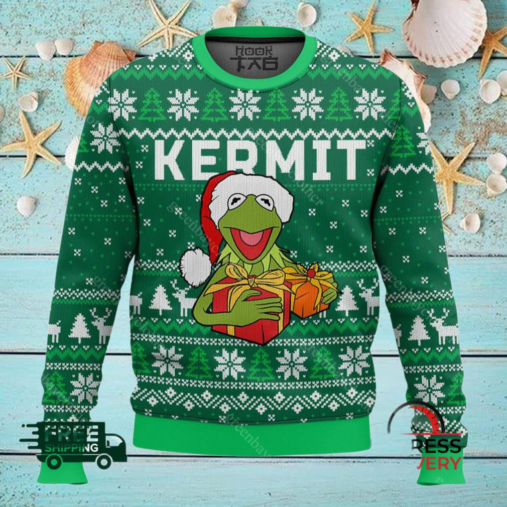kermit the muppet show ugly christmas sweater kermit the muppet show ugly christmas sweater