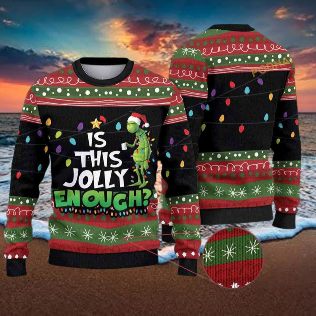 Grinch’s Jolly Mood Ugly Christmas Sweater for a Unique Xmas Party Look Grinch’s Jolly Mood Ugly Christmas Sweater for a Unique Xmas Party Look