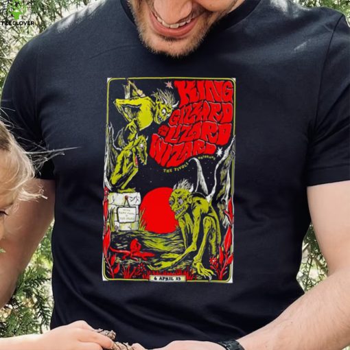 king Gizzard And the Lizard wizard The Tivoli, Brisbane, Australia April 6 2023 Poster shirt