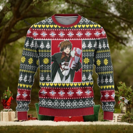 kira yamato anime custom gundam xmas ugly christmas sweater for men women