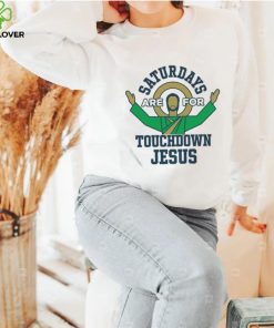 Notre Dame Fighting Irish Saturdays Are For Touchdown Jesus Shirt