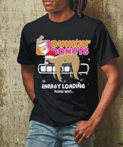 Sloth Santa dunkin’ donuts energy loading please wait hoodie, sweater, longsleeve, shirt v-neck, t-shirt