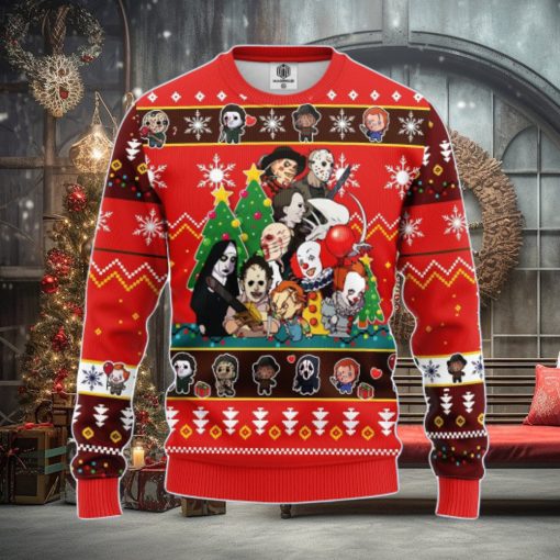 Horror Friends Ugly Christmas Sweater Amazing Gift Men And Women Christmas Gift
