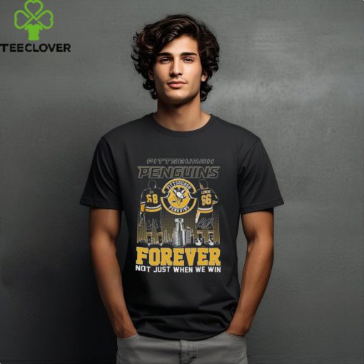 Official pittsburgh Penguins Jaromir Jagr And Mario Lemieux Forever Not Just When We Win Signatures Shirt