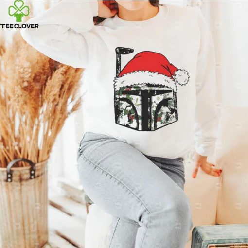 Santa Hunter Helmet Christmas T hoodie, sweater, longsleeve, shirt v-neck, t-shirt