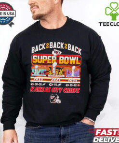 Chiefs Back 2 Back 2 Back Super Bowl LIX shirt