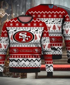 49ers Ugly Sweater Christmas Texture San Francisco 49ers Gift
