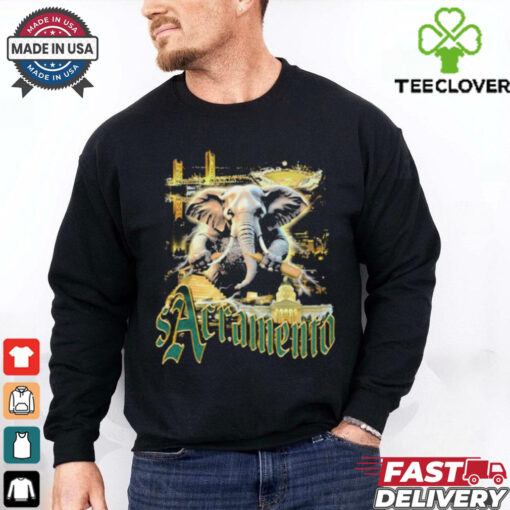 l Sacramento Baseball Elephant Oakland Athletics MLB t hoodie, sweater, longsleeve, shirt v-neck, t-shirt