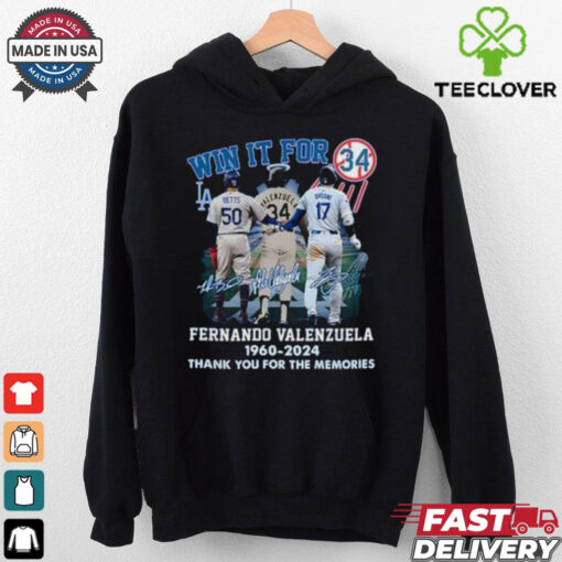 l Win It For Fernando Valenzuela 1960 2024 Thank You For The Memories Shirt