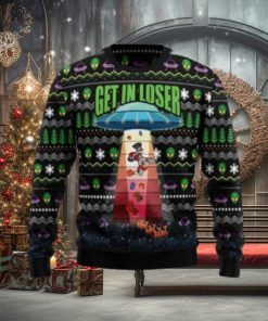 Alien Get In Loser Funny Christmas Gift Xmas Ugly Christmas Sweater