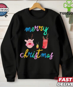 Merry Christmas Deer T Shirt 2 Merry Christmas Deer T Shirt