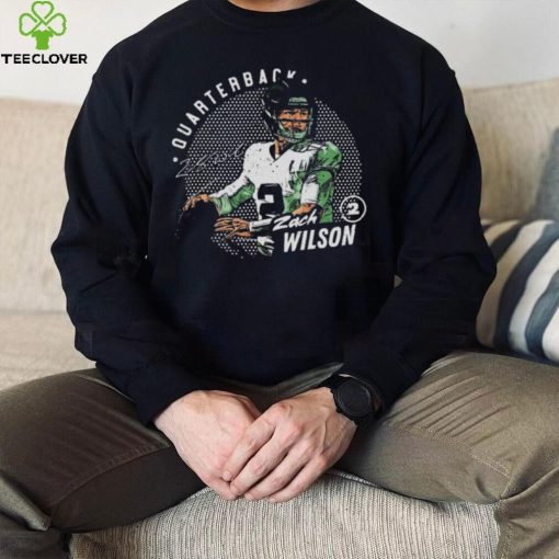 Zach Wilson New York Jets Dots Quarterback Signature Shirt