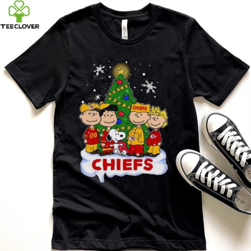 Snoopy The Peanuts Kansas City Chiefs Christmas T Shirt
