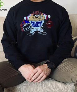 Looney Tunes TAZ 1993 Player New York Giants T Shirt