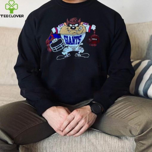 Looney Tunes TAZ 1993 Player New York Giants T Shirt