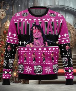 The Hitman Bret Hart Wrestler Ugly Christmas Sweater