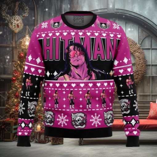 The Hitman Bret Hart Wrestler Ugly Christmas Sweater