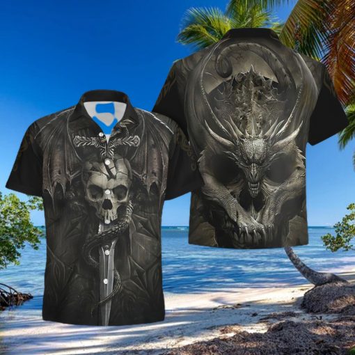 Buy Skull Draco Hawaiian Shirt