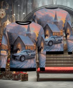 Kentucky State Police Car Ugly Christmas Sweater