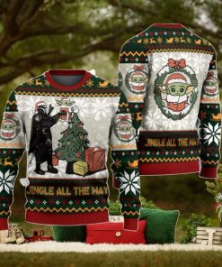 Jingle All The Way Mandalorian Star Wars Ugly Christmas Sweater