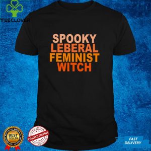 Spooky Liberal Feminist Witch Vintage Shirt