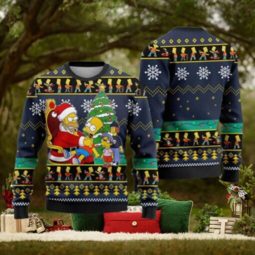 Christmas Simpsons Ugly Sweater, Simpson Ugly Sweater