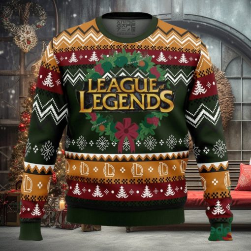 Game On Christmas League Of Legends Casual Ugly Christmas Sweater