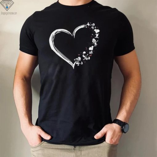 love heart snoopy dancing shirt
