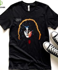 Eric Carr Kiss Band Unisex Vintage Short Sleeve Black Cotton T Shirt