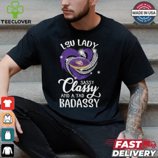 lsu lady classy and a tad badassy hoodie, sweater, longsleeve, shirt v-neck, t-shirt