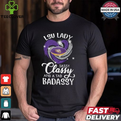 lsu lady classy and a tad badassy hoodie, sweater, longsleeve, shirt v-neck, t-shirt