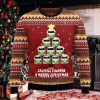 Rabbit Pine Christmas Tree All Over Print Ugly Christmas Sweater