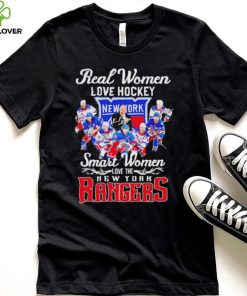 Real women love hockey smart women love the New York Rangers signatures shirt