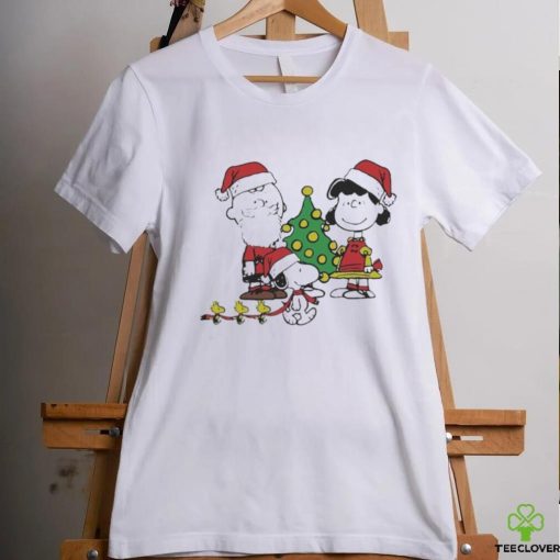 lucy Van Pelt And Woodstock Santa Merry Christmas T hoodie, sweater, longsleeve, shirt v-neck, t-shirt