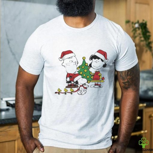 lucy Van Pelt And Woodstock Santa Merry Christmas T hoodie, sweater, longsleeve, shirt v-neck, t-shirt