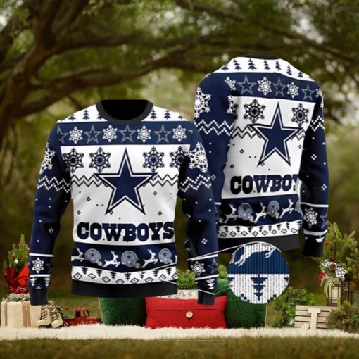 Dallas Cowboys American NFL Ugly Christmas Sweater 3D Printed Men And Women Holiday Gift