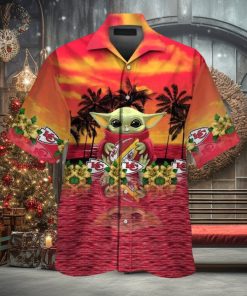 Baby Yoda Star Wars Kansas City Chiefs Hawaiian Shirt Best Beach Gift