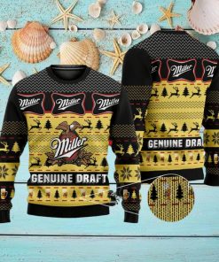 Miller Genuine Draft Ugly Miller Beer Ugly Gift Christmas 3D Sweater For Men And Women
