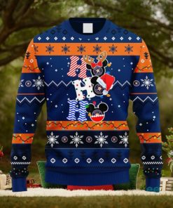 MLB Houston Astros HoHoHo Mickey Christmas Ugly 3D Sweater For Men