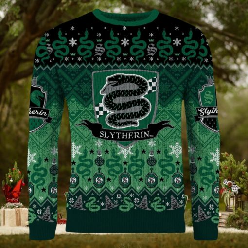 Slytherin ‘Round The Christmas Tree Ugly Christmas Sweater