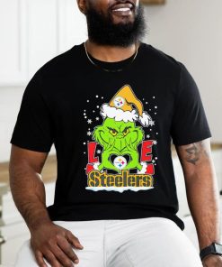Santa Grinch love Pittsburgh Steelers shirt