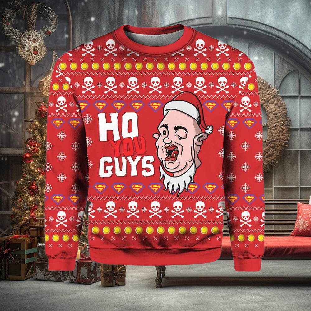 The Goonies Ho You Guys Ugly Christmas Sweater The Goonies Ho You Guys Ugly Christmas Sweater