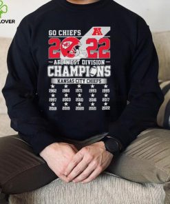 Kansas City Chiefs Go Chiefs 2022 AFC West Division Champions T Shirt