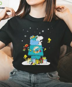 Miami Dolphins Santa Snoopy Wish You A Merry Christmas Shirt 3 Miami Dolphins Santa Snoopy Wish You A Merry Christmas Shirt