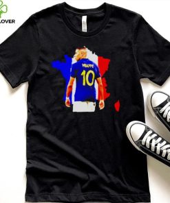 mbappe France soccer flag shirt