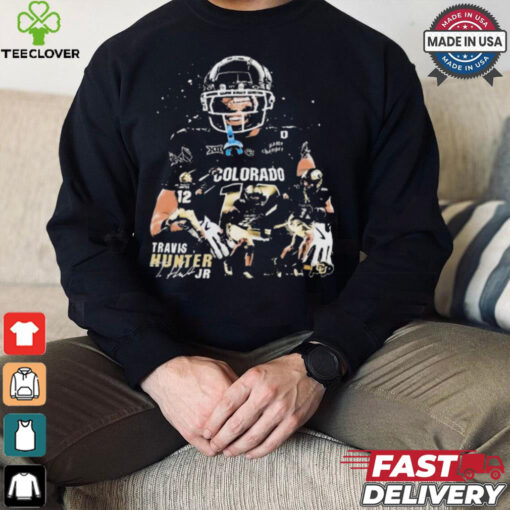 Travis Hunter Jr Colorado Buffaloes Graphic 2024 Signature t shirt