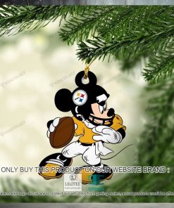 mickey mouse nfl pittsburgh steelers christmas ornament 1 52791