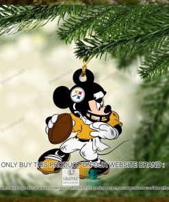 mickey mouse nfl pittsburgh steelers christmas ornament 1 52791