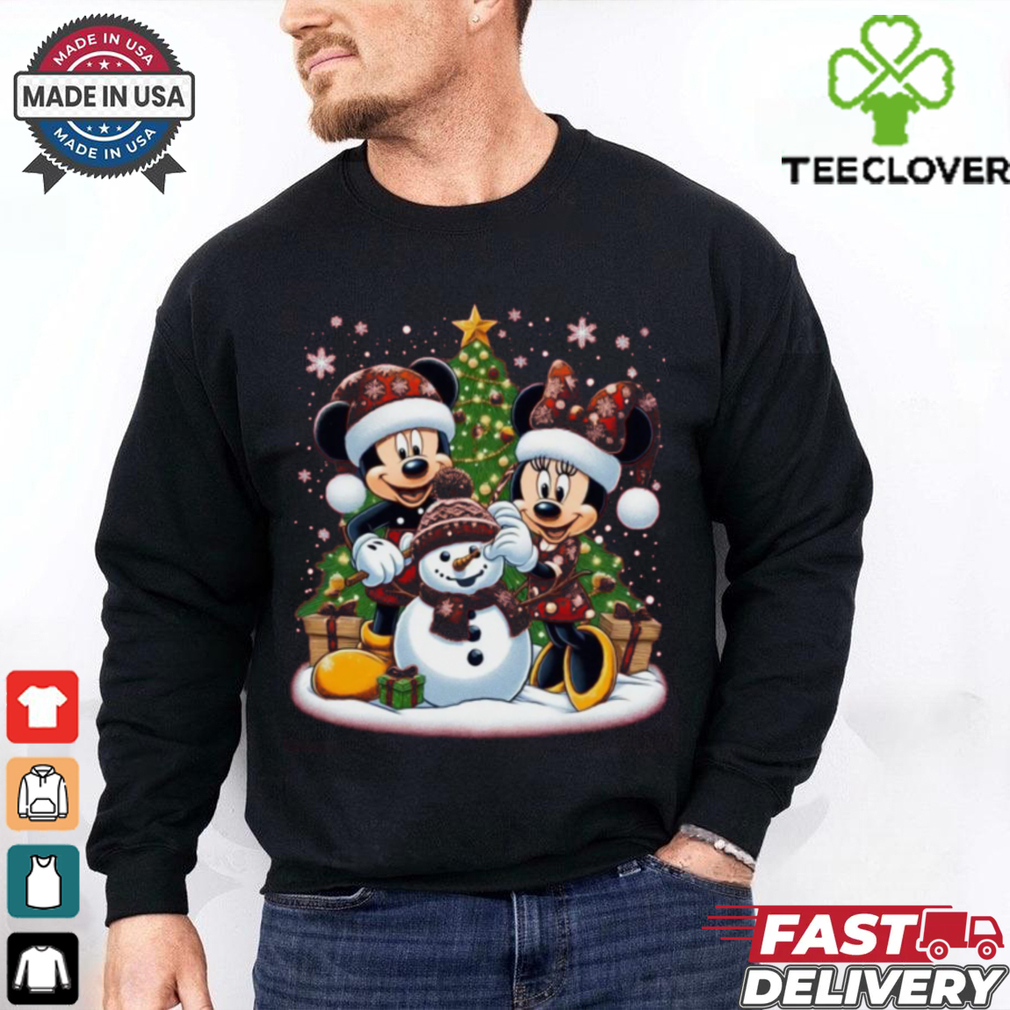mickey play snowman christmas shirt mickey play snowman christmas shirt