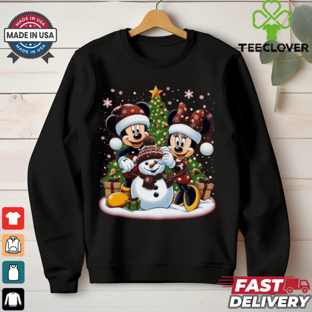 mickey play snowman christmas shirt mickey play snowman christmas shirt